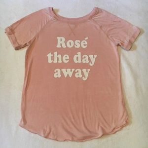 Boutique rosé shirt